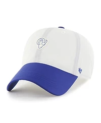 '47 Brand Men's Cream Los Angeles Rams Modernia Clean Up Adjustable Hat