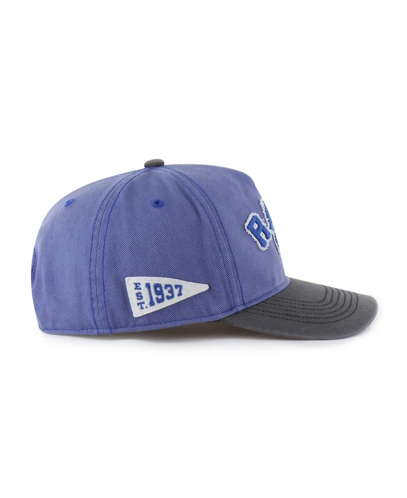 47 Brand Men's Royal Los Angeles Rams Calderwood Well Worn Hitch Adjustable Hat