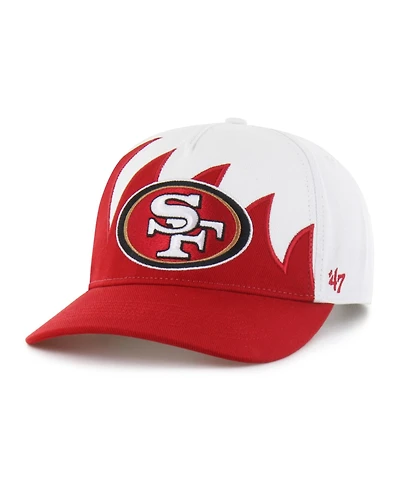 47 Brand Men's White San Francisco 49ers Jagged Hitch Adjustable Hat