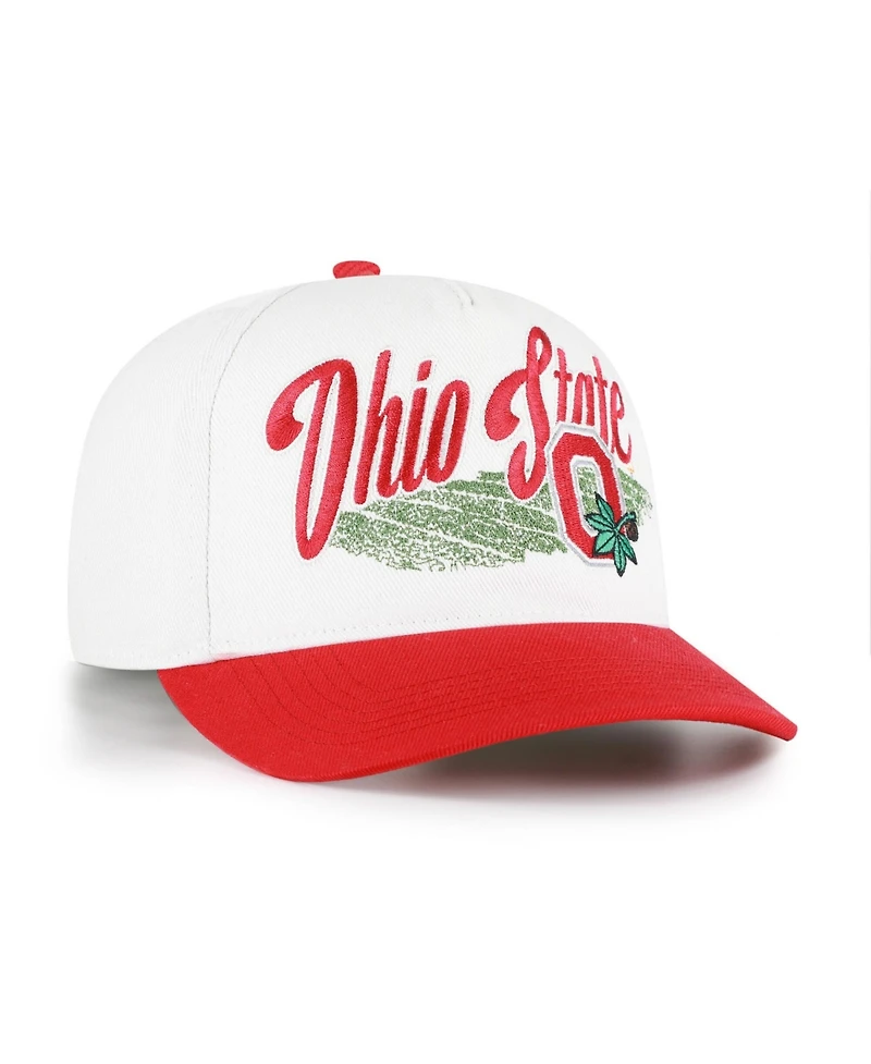 47 Brand Men's and Women's Natural Ohio State Buckeyes Saturday Capsule Enfield Hitch Adjustable Hat