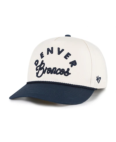 47 Brand Women's Natural Denver Broncos Rope Script Hitch Adjustable Hat