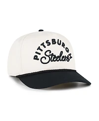 47 Brand Women's Natural Pittsburgh Steelers Rope Script Hitch Adjustable Hat
