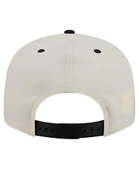 New Era Men's Cream Pittsburgh Steelers Oversized Slogan 9FIFTY Snapback Hat