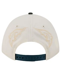 New Era Men's Cream/Midnight Green Philadelphia Eagles Western 9FORTY A-Frame Adjustable Hat