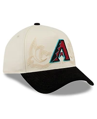 New Era Men's Stone Arizona Diamondbacks Western Stitch 9FORTY A-Frame Adjustable Hat