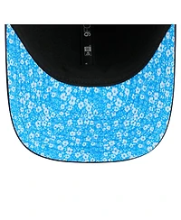 New Era Men's Black Detroit Lions Floral 9FORTY M-Crown Trucker Adjustable Hat