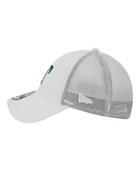 New Era Men's White Texas Rangers Flag 9FORTY Trucker Adjustable Hat