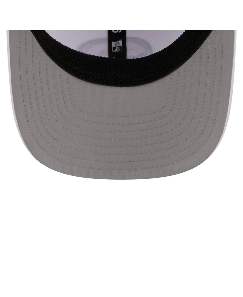 New Era Men's White Pittsburgh Steelers Name Plate 9SEVENTY Adjustable Hat