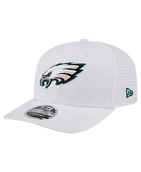 New Era Men's White Philadelphia Eagles Name Plate 9SEVENTY Adjustable Hat