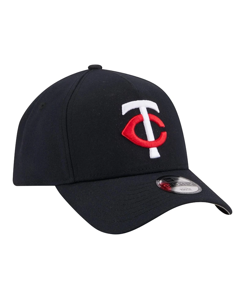New Era Big Boys and Girls Navy Minnesota Twins 9FORTY A-Frame Adjustable Hat