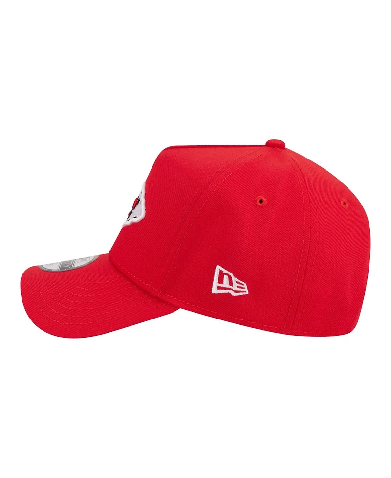 New Era Big Boys and Girls Red Kansas City Chiefs 9FORTY A-Frame Adjustable Hat
