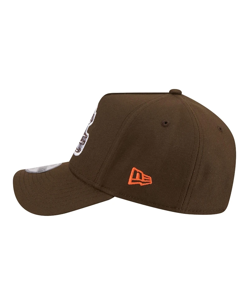 New Era Big Boys and Girls Brown Cleveland Browns 9FORTY A-Frame Adjustable Hat