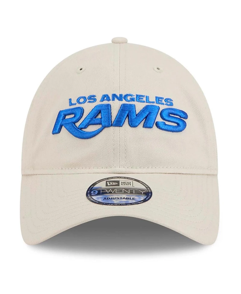 New Era Men's Bone Los Angeles Rams 9TWENTY Adjustable Hat