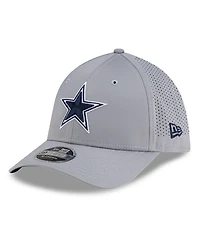 New Era Men's Gray Dallas Cowboys 39THIRTY M-Crown Flex Fit Hat