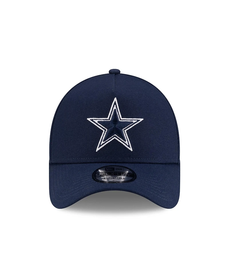 New Era Big Boys and Girls Navy Dallas Cowboys 9FORTY A-Frame Adjustable Hat