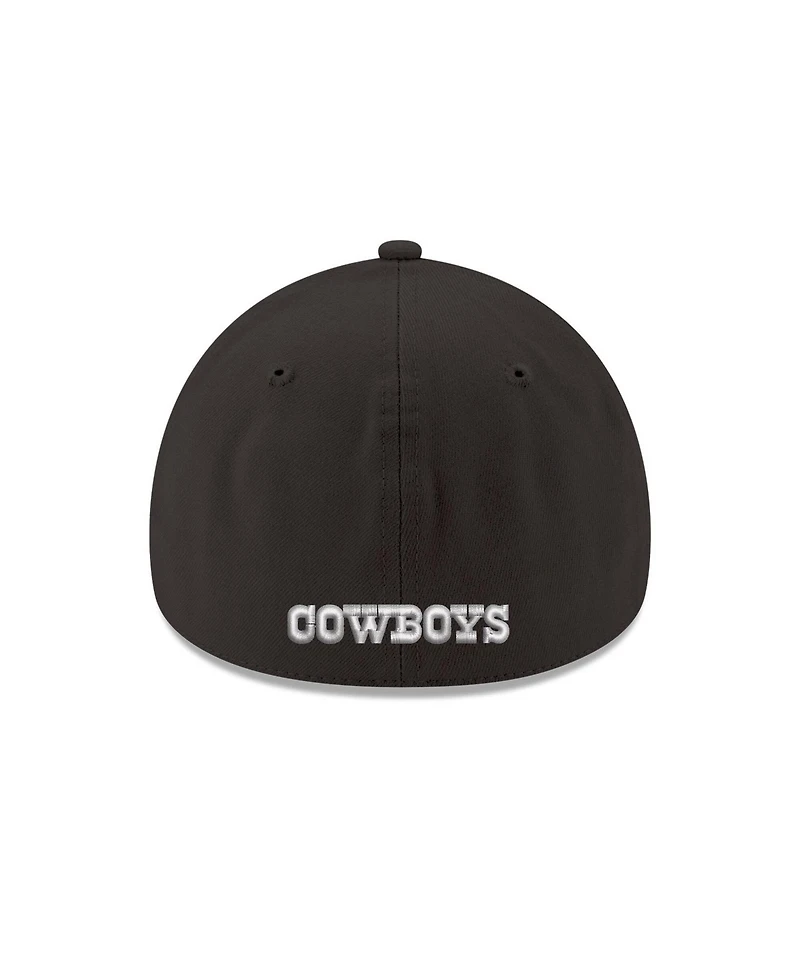 New Era Men's Black Dallas Cowboys Core Team 39THIRTY Flex Hat