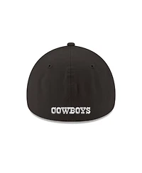 New Era Men's Black Dallas Cowboys Core Team 39THIRTY Flex Hat