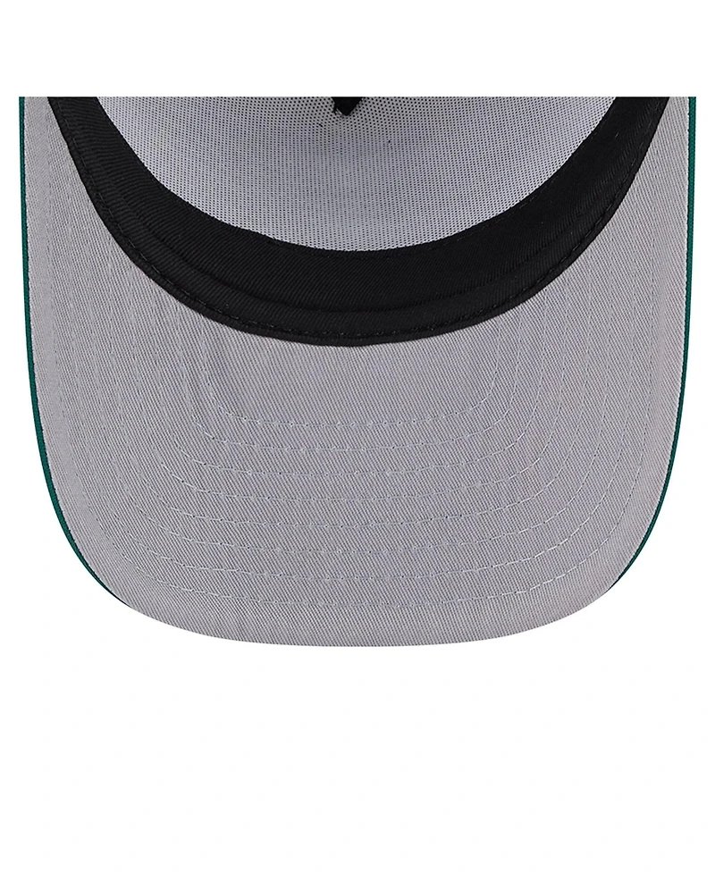 New Era Men's White/Midnight Green Philadelphia Eagles Foodie 9FIFTY A-Frame Trucker Snapback Hat