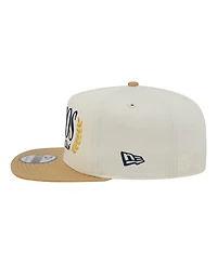 New Era Men's Cream Houston Astros Club 9FIFTY A-Frame Snapback Hat