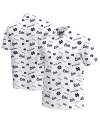 Under Armour Men's White Notre Dame Fighting Irish Gameday Armourfuse Polo Shirt