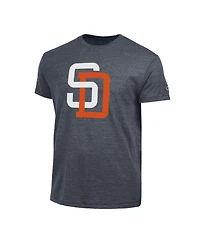 Champion Men's Navy San Diego Padres Cooperstown Logo Tri-Blend T-Shirt