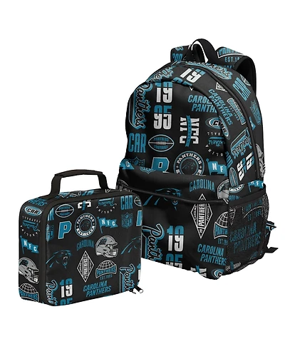 Outerstuff Carolina Panthers Backpack and Lunchbox Set