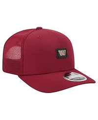 New Era Men's Burgundy Washington Commanders Micro Badge 9SEVENTY Adjustable Hat