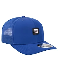 New Era Men's Royal New York Giants Micro Badge 9SEVENTY Adjustable Hat