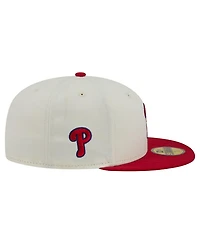 New Era Men's White/Red Philadelphia Phillies Blossom 59FIFTY Fitted Hat
