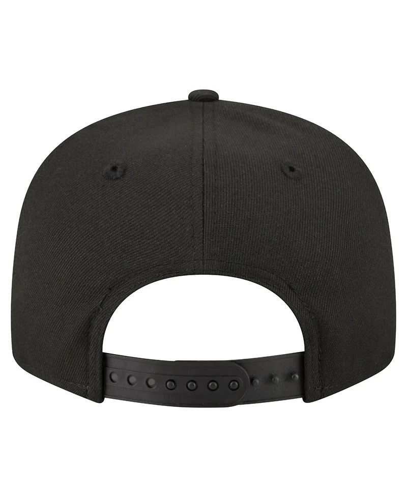 New Era Men's Black New Orleans Saints Core Team Script 9FIFTY Snapback Hat