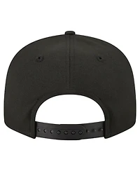 New Era Men's Black New Orleans Saints Core Team Script 9FIFTY Snapback Hat