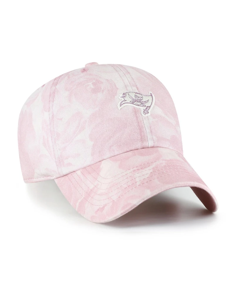 47 Brand Women's Pink Tampa Bay Buccaneers Gardenia Clean Up Adjustable Hat