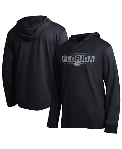 Champion Men's Black Florida Gators Gradient All-Star Long Sleeve Hooded T-Shirt