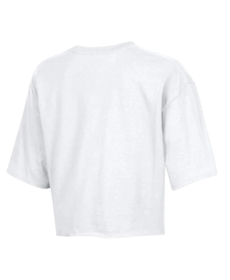 Champion Women's Chicago Cubs Boyfriend Cropped T-Shirt