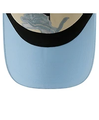 New Era Women's Cream/Coastal Blue Detroit Lions 9TWENTY Adjustable Hat
