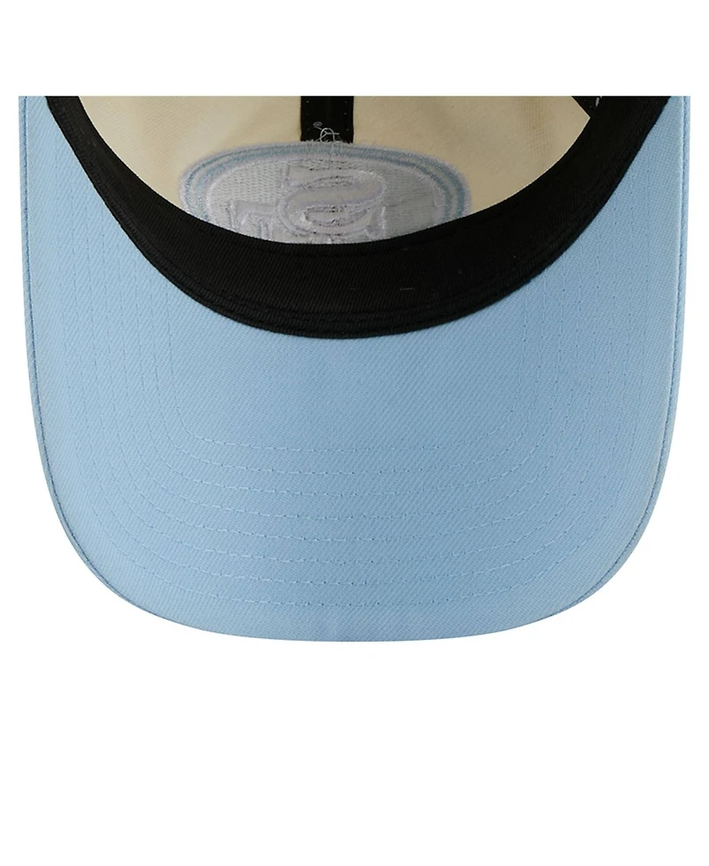 New Era Women's Cream/Coastal Blue San Francisco 49ers 9TWENTY Adjustable Hat