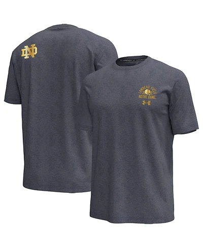 Under Armour Men's Navy Notre Dame Fighting Irish 2026 Shamrock Series Icon Tri-Blend T-Shirt
