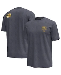 Under Armour Men's Navy Notre Dame Fighting Irish 2026 Shamrock Series Icon Tri-Blend T-Shirt
