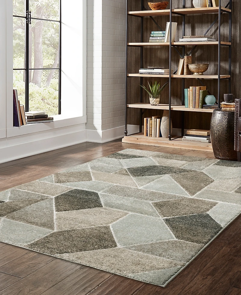 Oriental Weavers Cambria 004L2 1'10"x7'6" Runner Area Rug