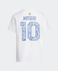 Adidas Men's Lionel Messi White Argentina National Team 2026 Away Jersey Hook Name Number T-Shirt