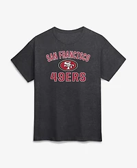 Logo Athletic Men's Charcoal San Francisco 49ers Cotton Victory Arch T-Shirt
