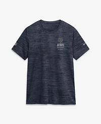Nike Women's Navy Chicago Bears Sideline Velocity Dri-fit T-Shirt