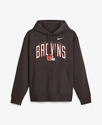 Nike Men's Brown Cleveland Browns Expect Victory Club Fleece Pullover Hoodie