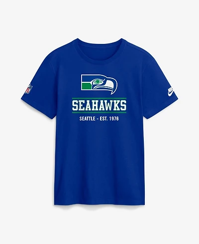 Nike Men's Royal Seattle Seahawks Sideline Alternate Final Sprint Dri-fit T-Shirt