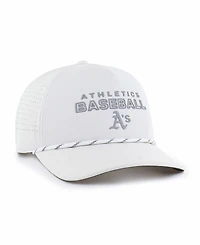 47 Brand Men's White Athletics Forward Vault Hitch Adjustable Hat