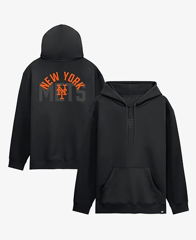 Fanatics Men's New York Mets Black Out Fleece Hoodie