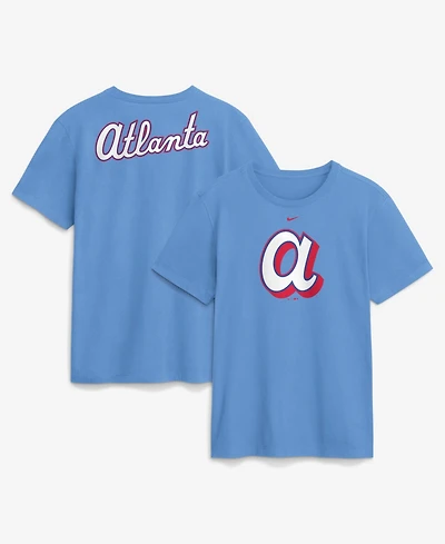 Nike Men's Light Blue Atlanta Braves City Connect Club T-Shirt