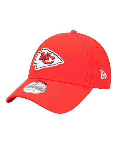 New Era Men's Red Kansas City Chiefs Core Team 9FORTY Adjustable Hat