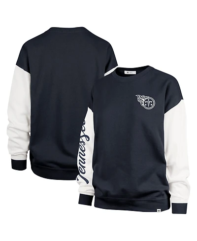 '47 Brand Women's Double Header Rise Andie Oversized-Fit Color-Block Pullover Sweatshirt