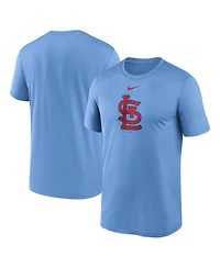 Nike Men's Light Blue St. Louis Cardinals Legend Fuse Large Logo Dri-fit T-Shirt